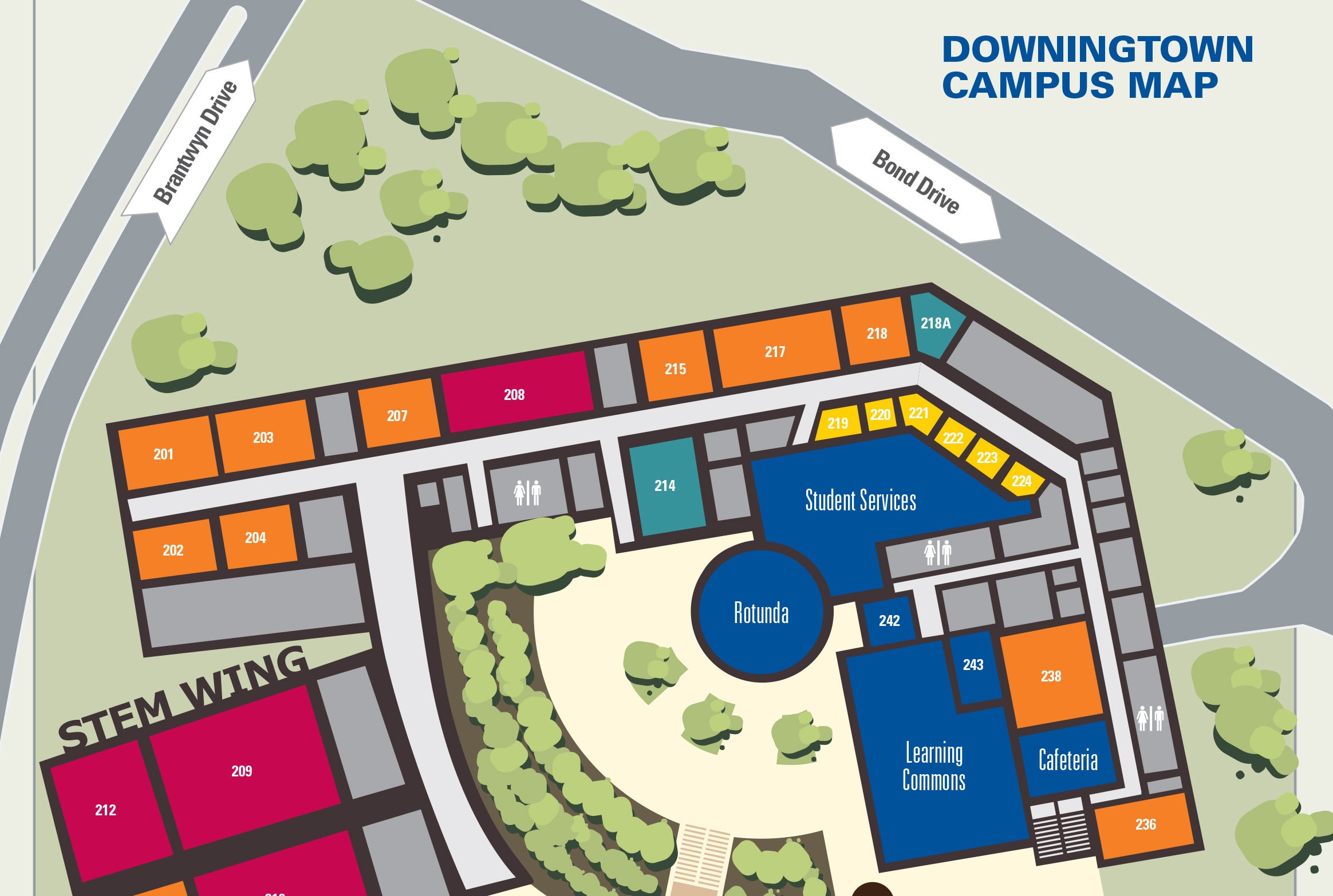 Downingtown Campus Map