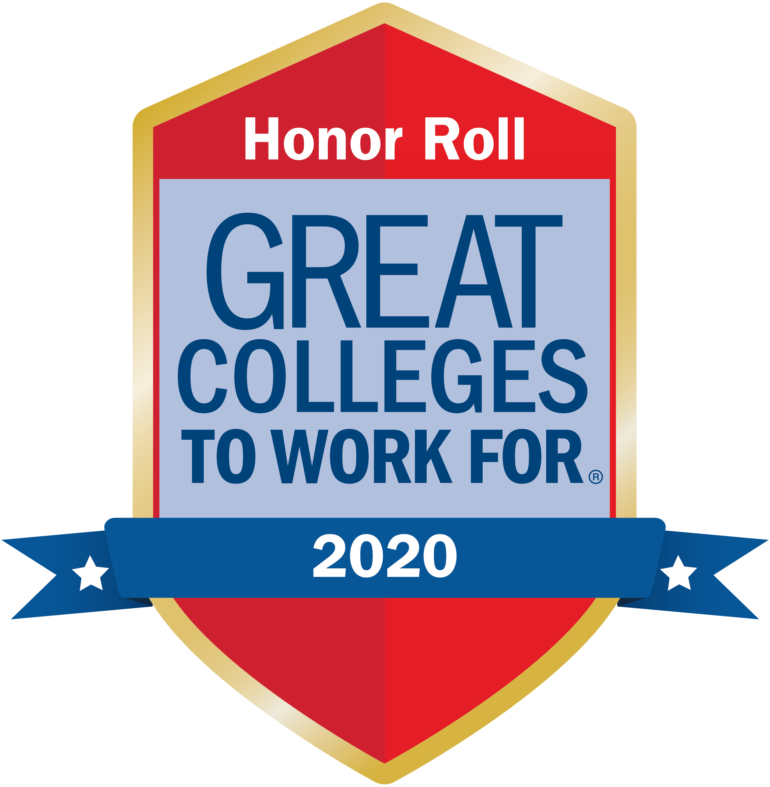 Great College to Work For Honor Roll Logo