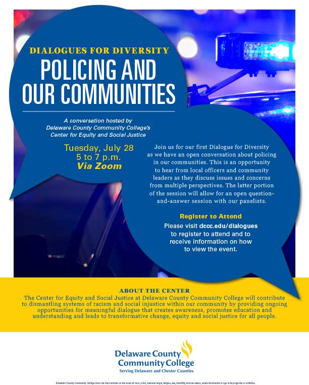 Policing and our Communities flyer