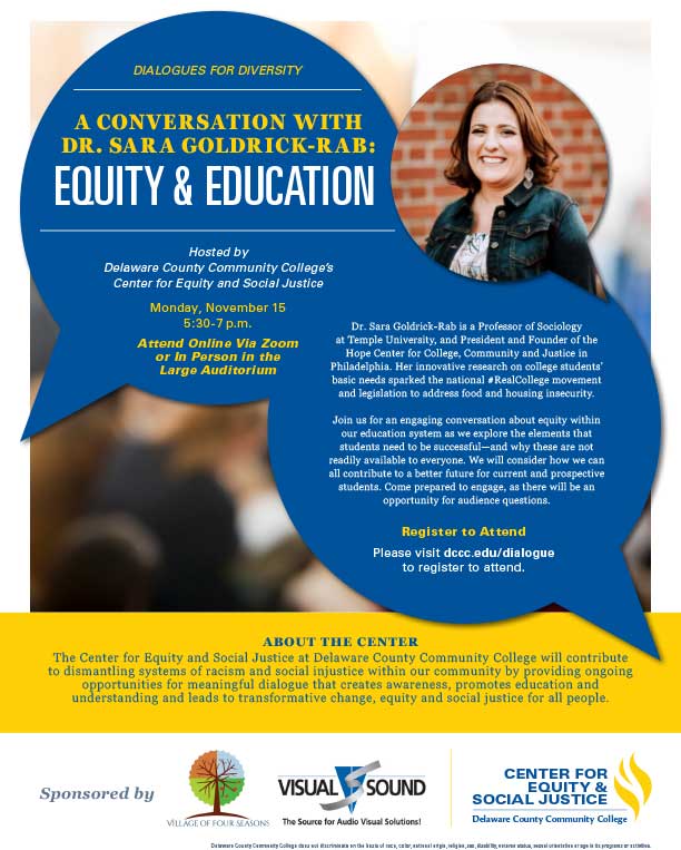 Equity and Education flyer