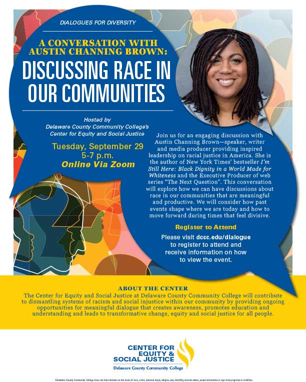 Discussing Race in our Communities flyer