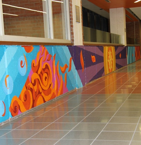 Mural in Academic Building