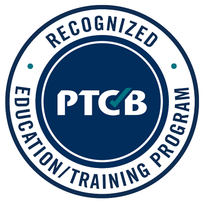 Recognized PTCB Education/Training Program logo