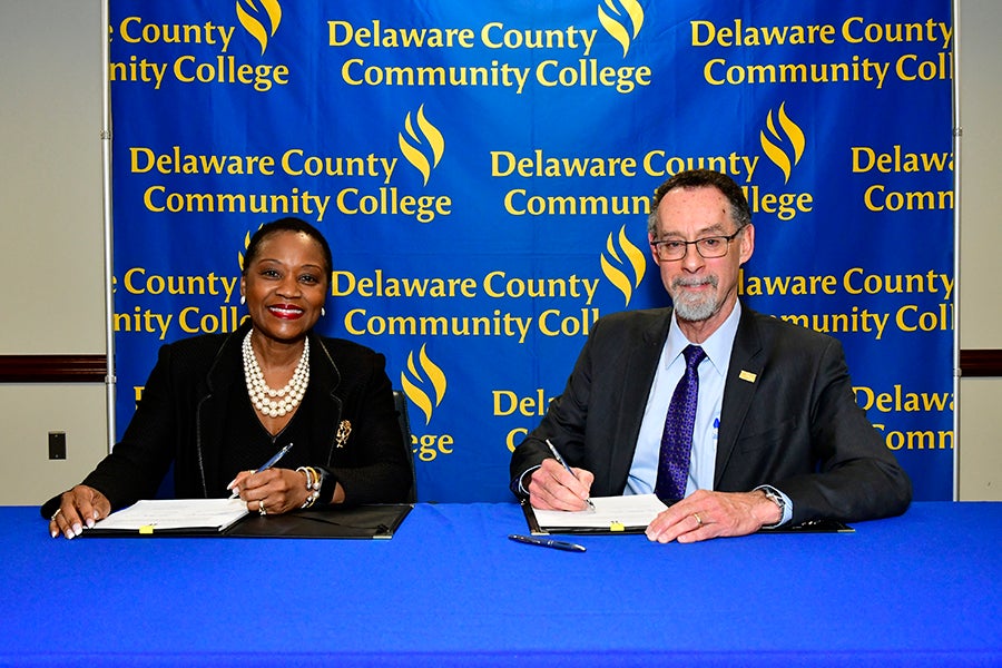 Dr. L. Joy Gates Black signs New Agreement with West Chester University