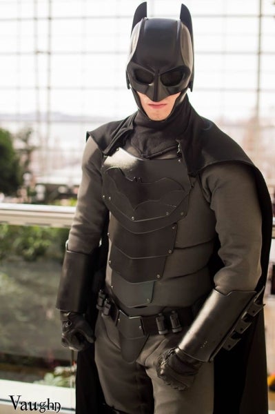 Jackson Gordon in his Batman suit