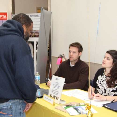 Students at 2014 Job Fair