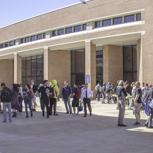 Students at 2015 Fall Open House