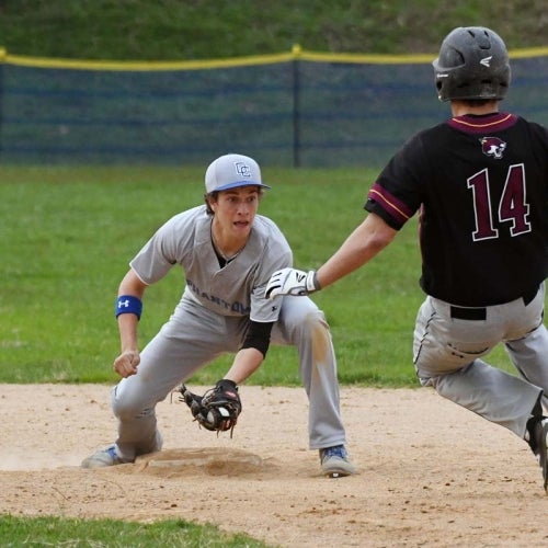 Infielder ready to make the tag