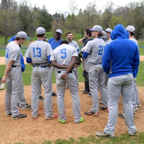 Conference at mound