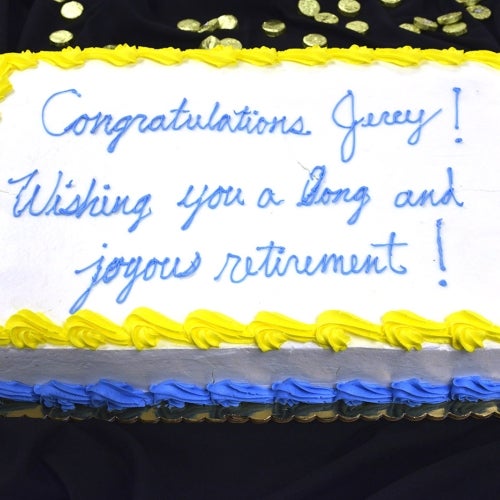 Retirement cake