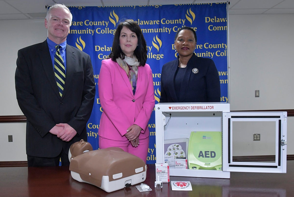 Photo of Chief Joseph Ryan, Katayoun Copeland and Dr. L. Joy Gates Black