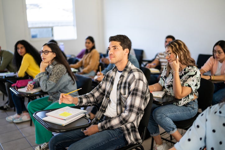 Students in classroom