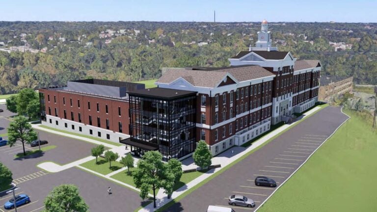Rendering of an aerial view of the new Southeast Center