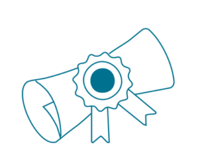 graphic of graduation certificate