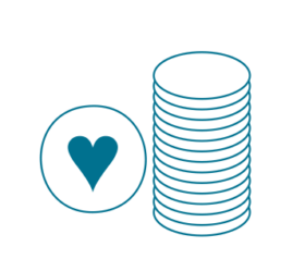 graphic of stacks of coins