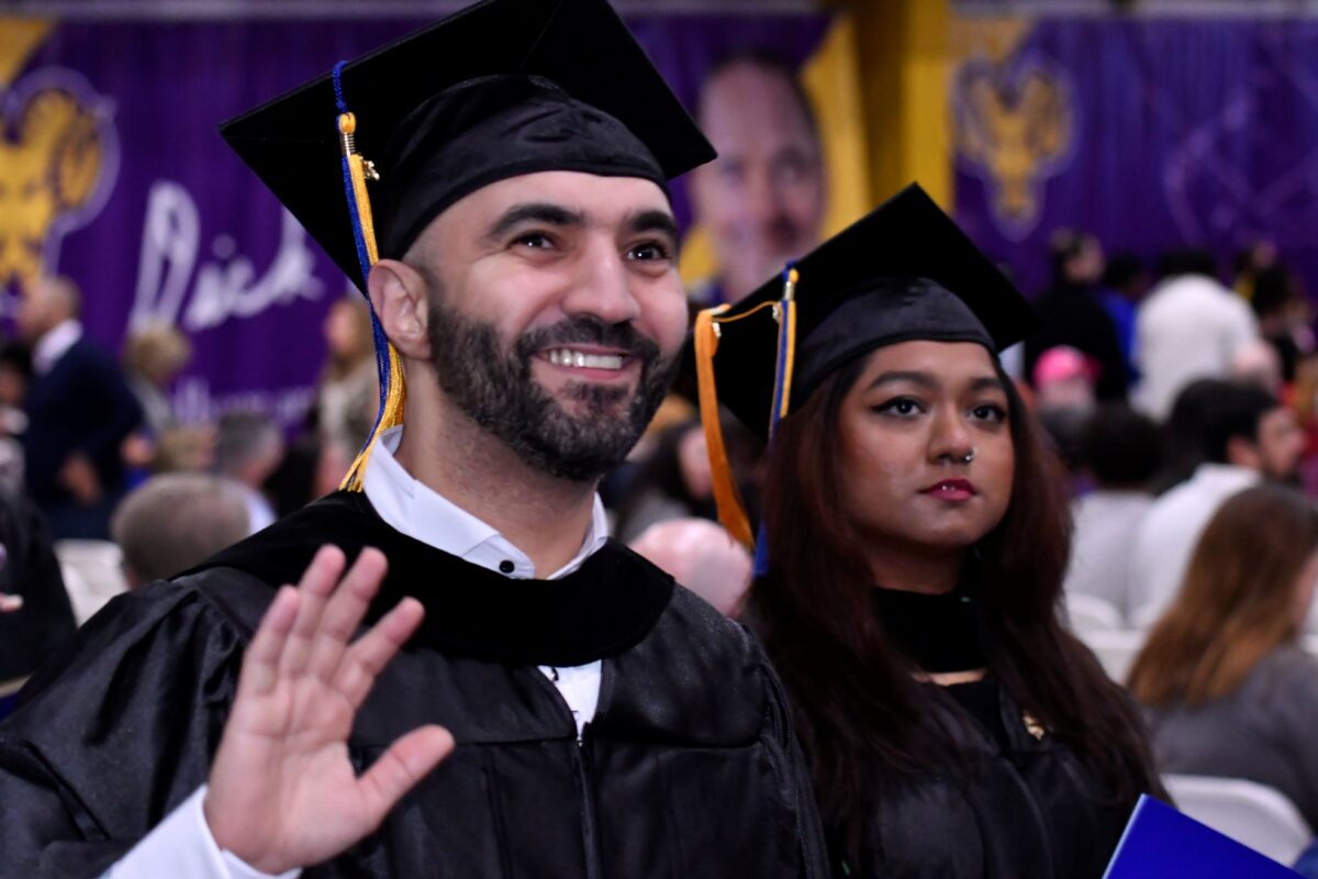 DCCC students celebrate their graduation.