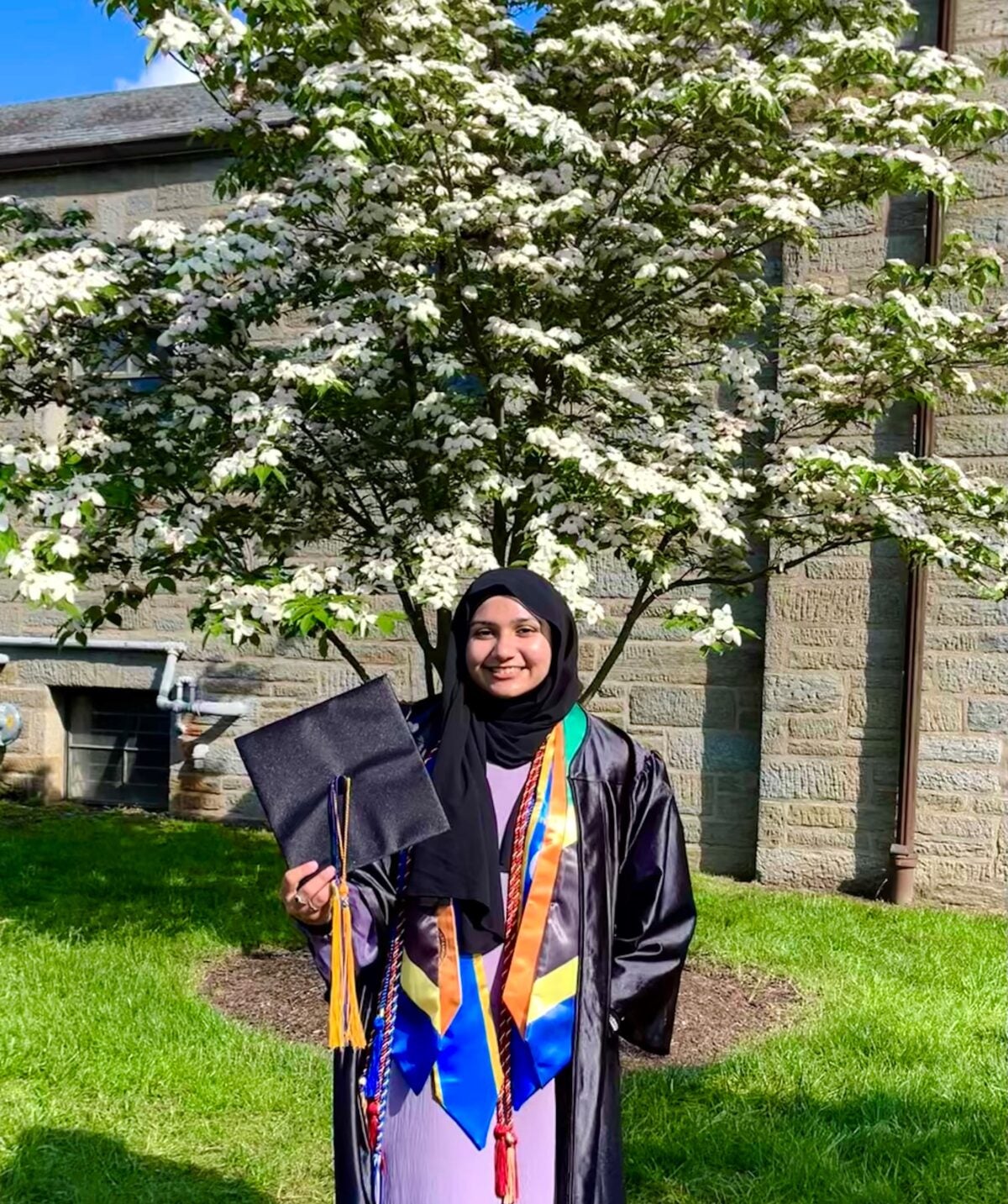 Photo caption: Needah-e-Fatema Hafeezali Gangji of Malvern, a 2025 graduate of Delaware County Community College, has been awarded a $5,000 Dunkin’ Philadelphia Regional Scholarship. Courtesy DCCC.